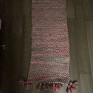 Geometric Patterned Holiday Table Runner